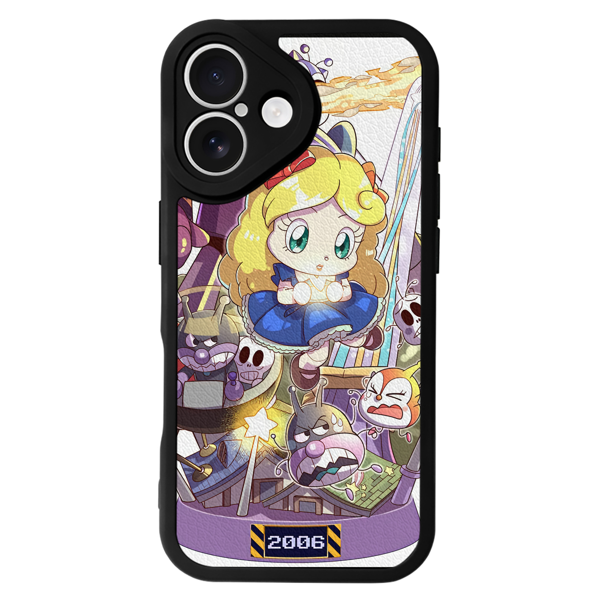 （画像用） アンパンマン Anpanman 【iPhone 16シリーズ対応】シリコンスマホケース（レザー調） 材質：シリコン